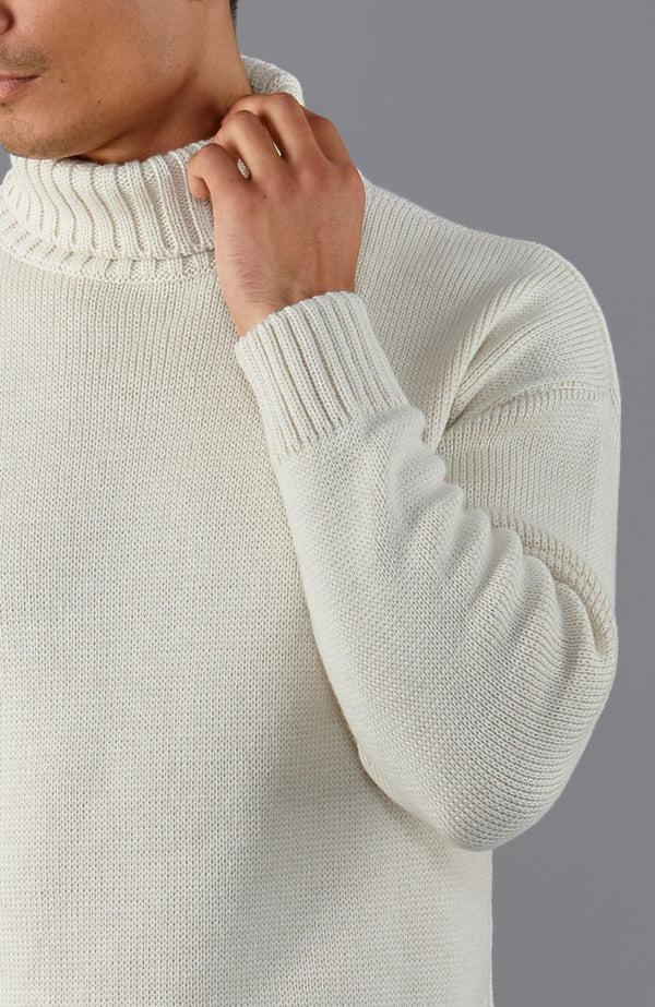 Paul James The Modern Submariner - Roll Neck Merino Wool Jumper