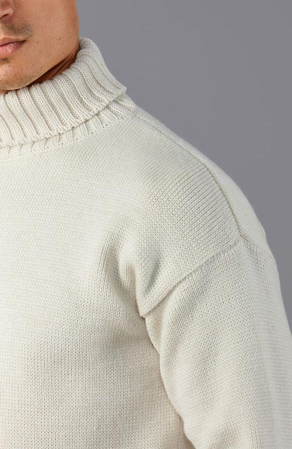 Paul James The Modern Submariner - Roll Neck Merino Wool Jumper
