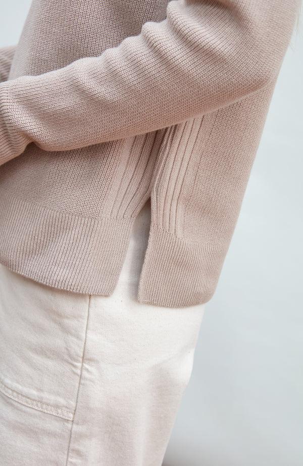 Paul James Womens Lightweight Cotton Fisherman Rib Jumper