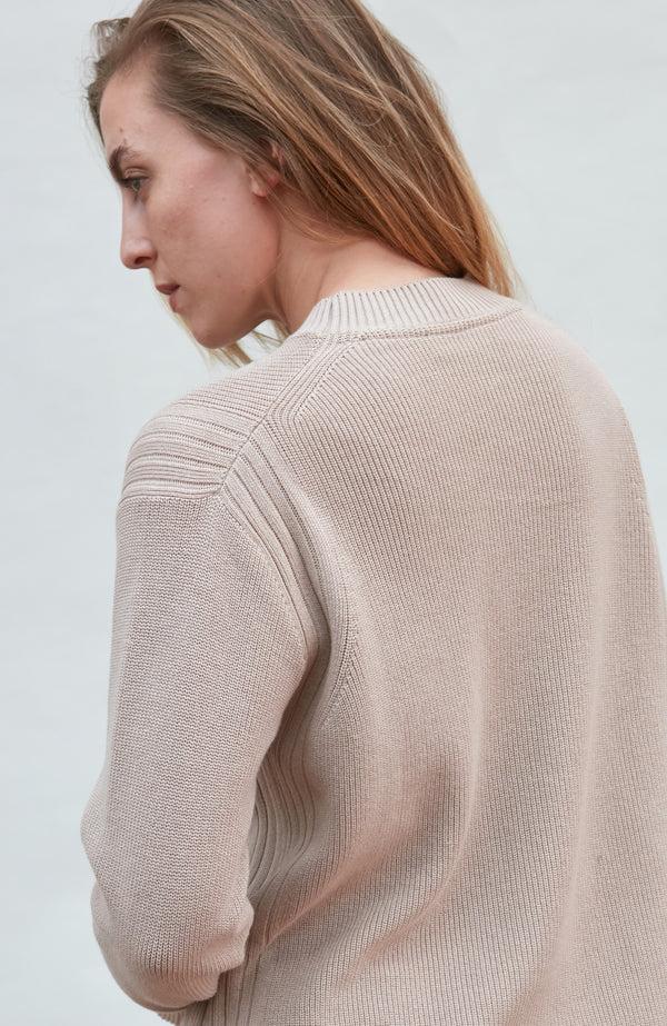 Paul James Womens Lightweight Cotton Fisherman Rib Jumper