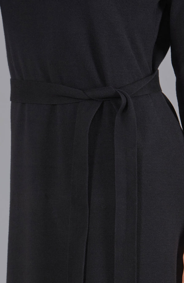 Paul James Womens Lightweight Cotton Mock Neck Dress