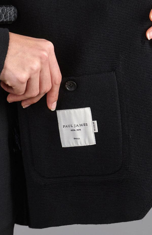 Paul James Womens Midweight Cotton Relaxed Fit Knitted Blazer