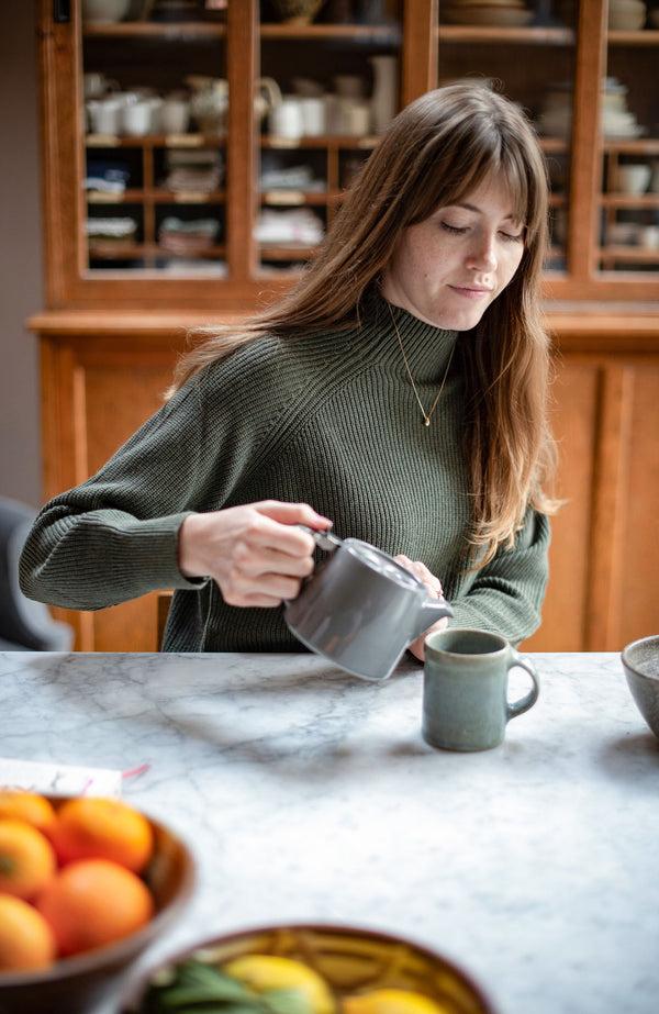 paul james Womens Pure Cotton High Neck Raglan Jumper