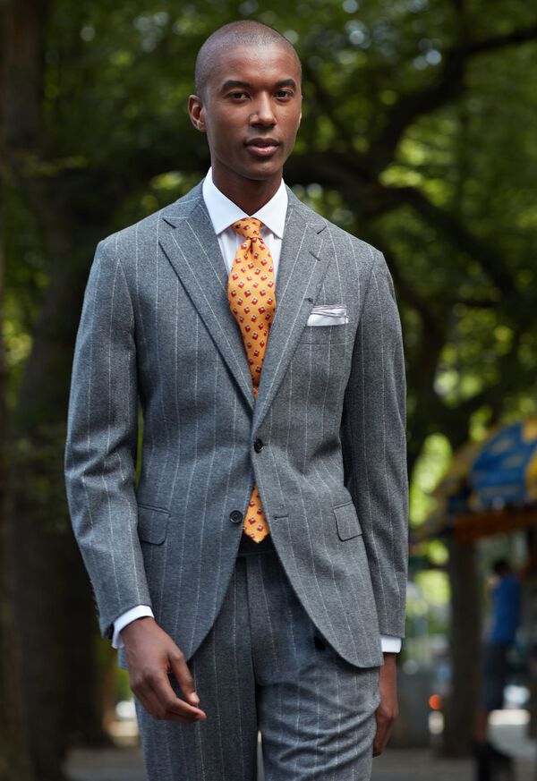 Paul Stuart Broadcloth Cotton Dress Shirt With French Cuff