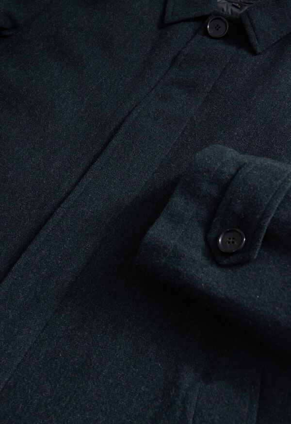 Paul Stuart Cashmere Coat With Detachable Down Jacket