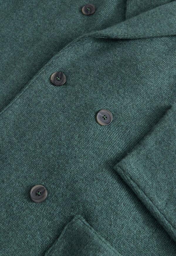 Paul Stuart Double Breasted Knitted Cashmere Blazer