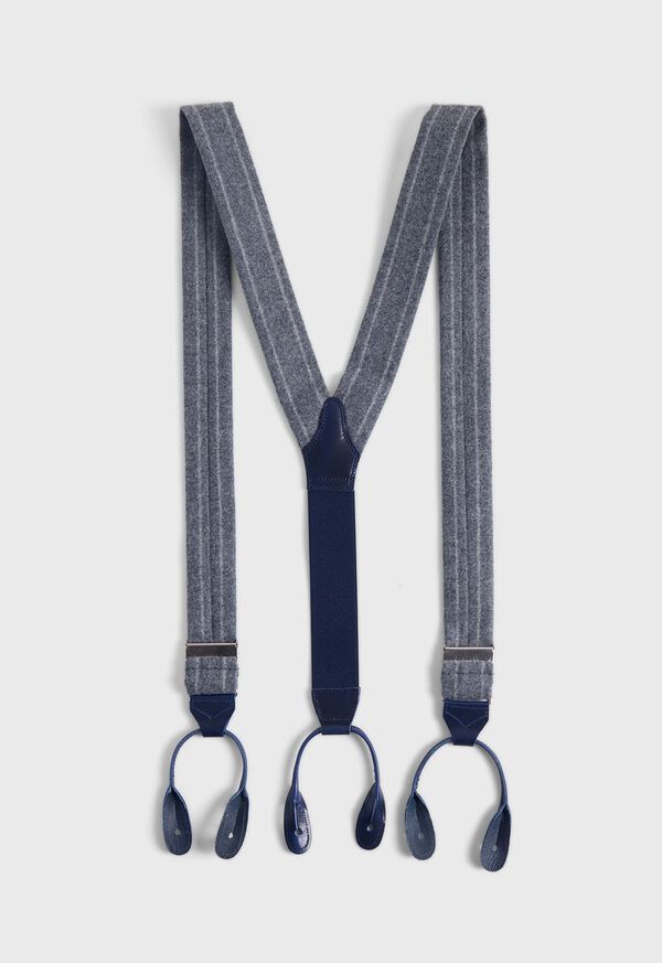 paul stuart English Flannel Chalk Stripe Suspenders