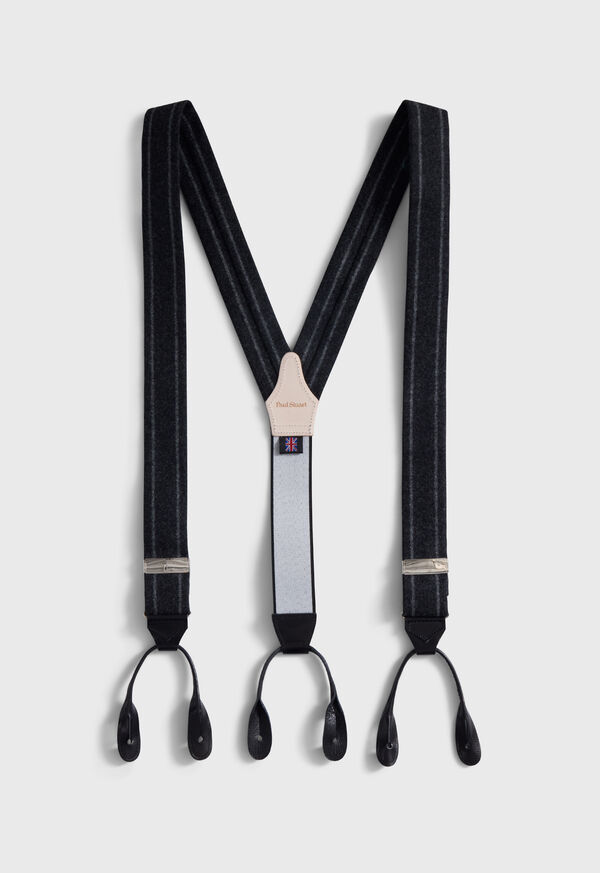 paul stuart English Flannel Chalk Stripe Suspenders
