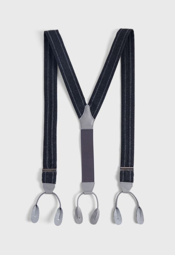 paul stuart English Flannel Chalk Stripe Suspenders