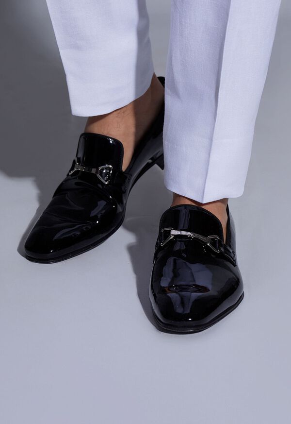 Paul Stuart Horatio Patent Leather Formal Bit Loafer