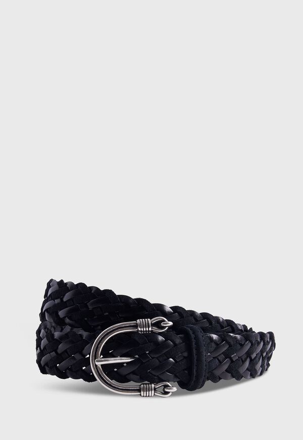 paul stuart 30MM Braided Leather Belt