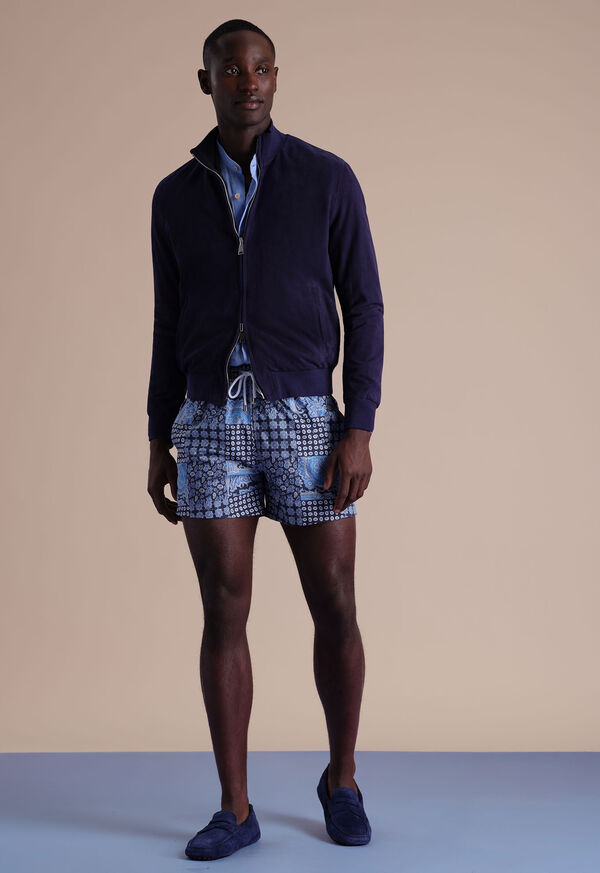 Paul Stuart Abstract Circle Swim Trunk