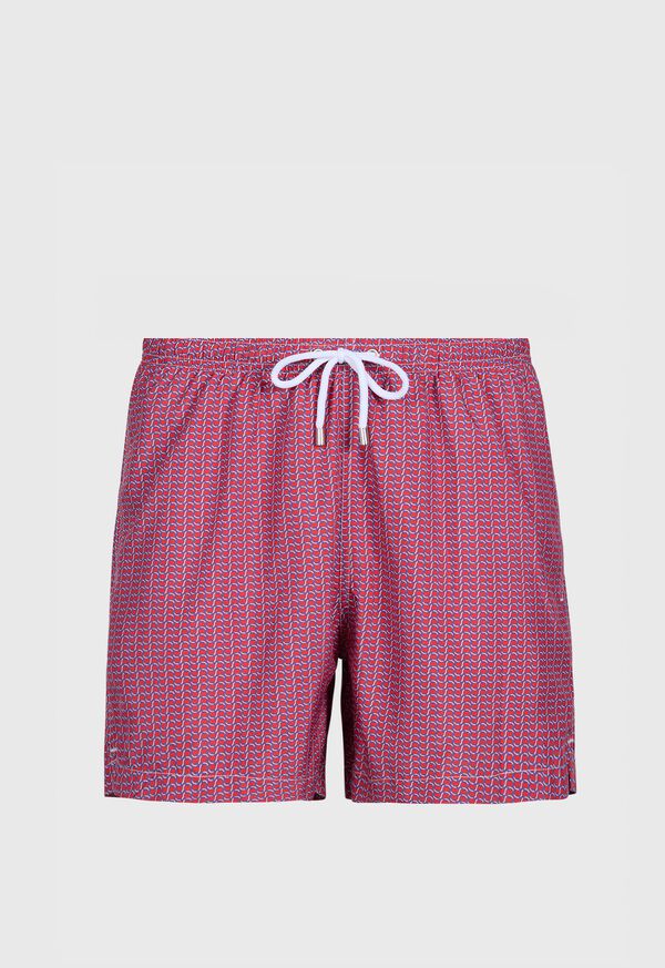 paul stuart Abstract Circle Swim Trunk