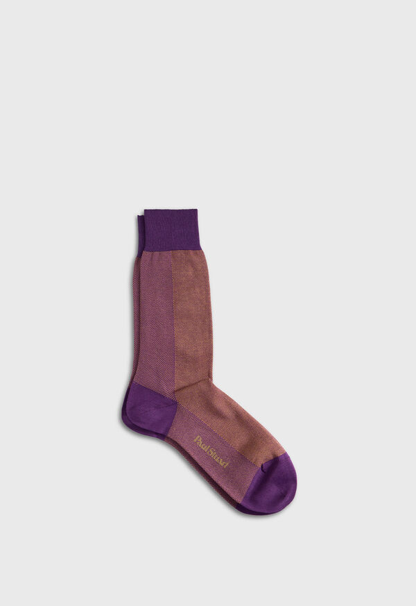 paul stuart Bi-Color Oxford Sock