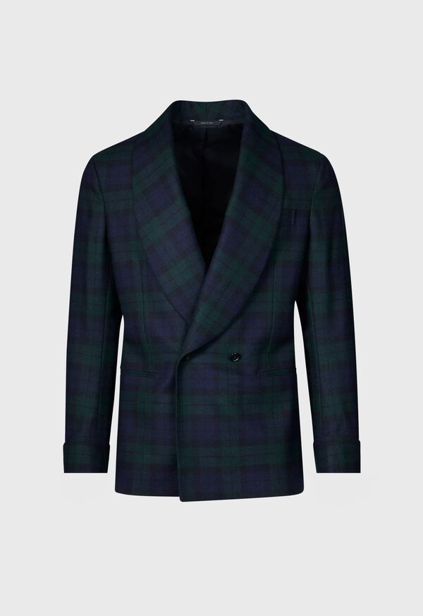 Paul Stuart Black Watch Shawl Collar Tuxedo
