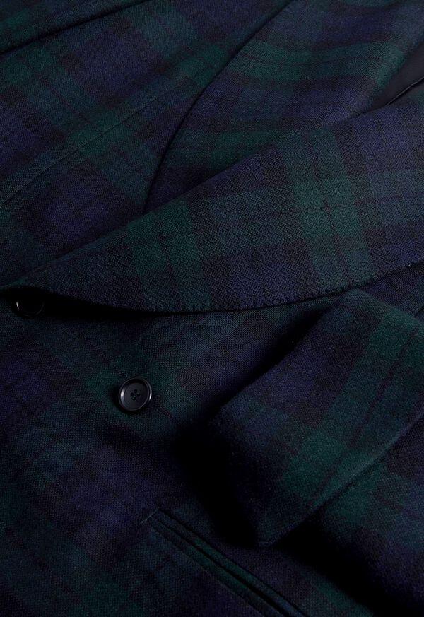 Paul Stuart Black Watch Shawl Collar Tuxedo