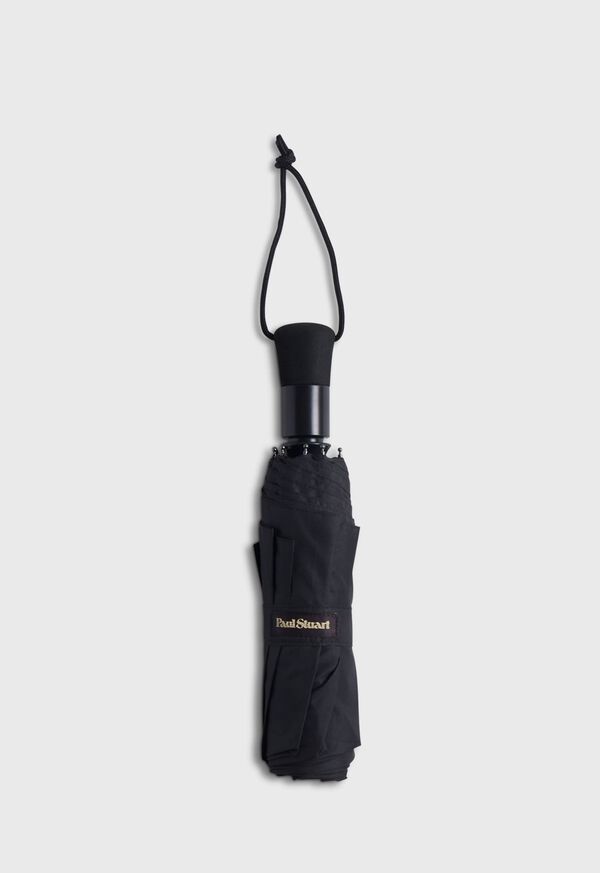 Paul Stuart Black Windproof Umbrella