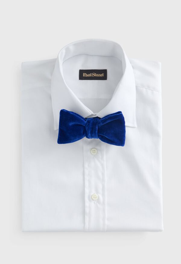 Paul Stuart Blunt Edge Cotton Velvet Bow Tie