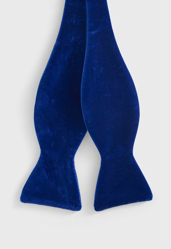 Paul Stuart Blunt Edge Cotton Velvet Bow Tie