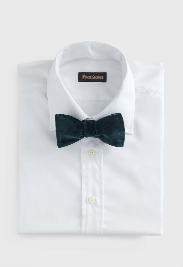 Paul Stuart Blunt Edge Cotton Velvet Bow Tie