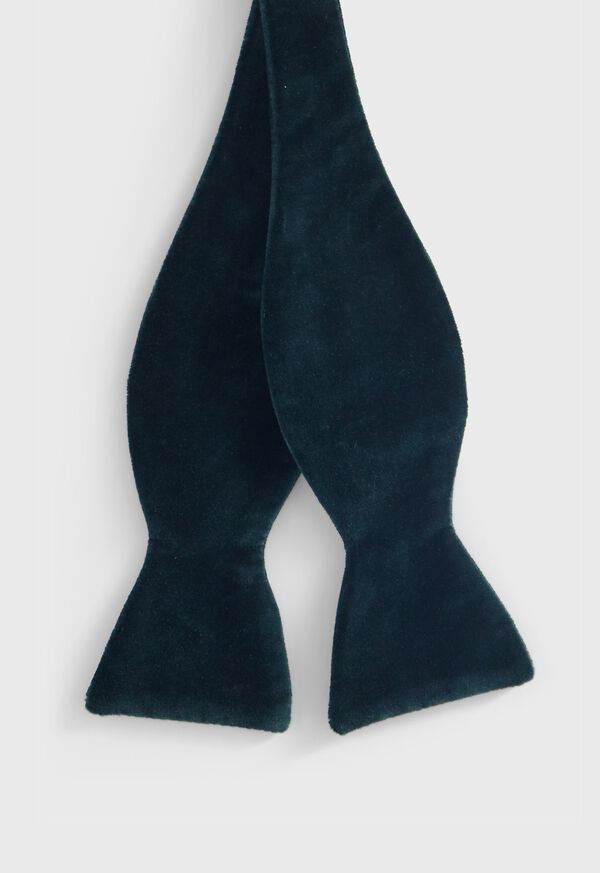 Paul Stuart Blunt Edge Cotton Velvet Bow Tie