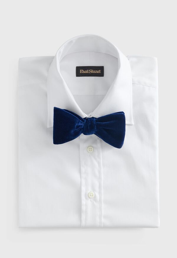 Paul Stuart Blunt Edge Cotton Velvet Bow Tie