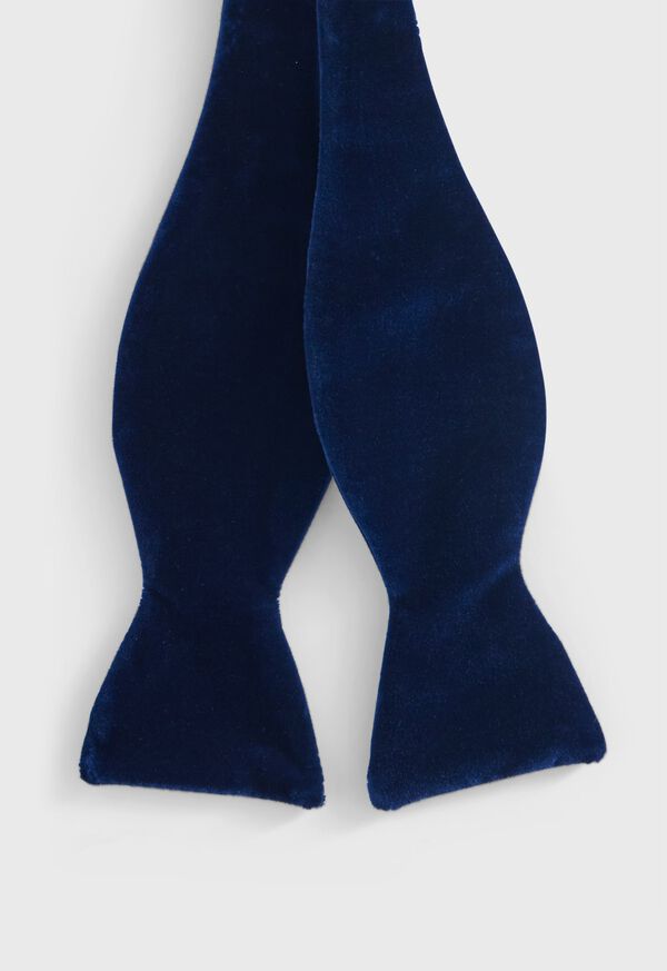 Paul Stuart Blunt Edge Cotton Velvet Bow Tie