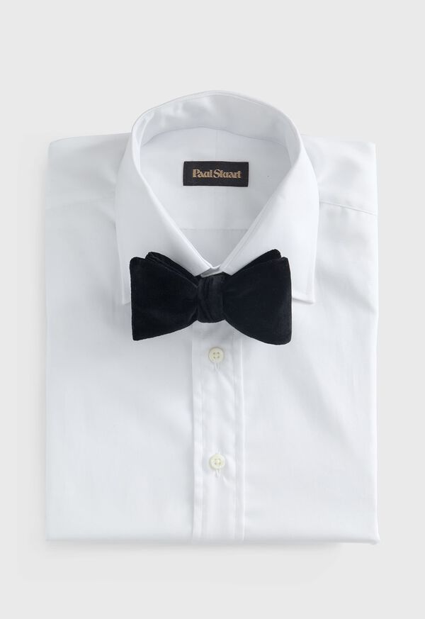 Paul Stuart Blunt Edge Cotton Velvet Bow Tie