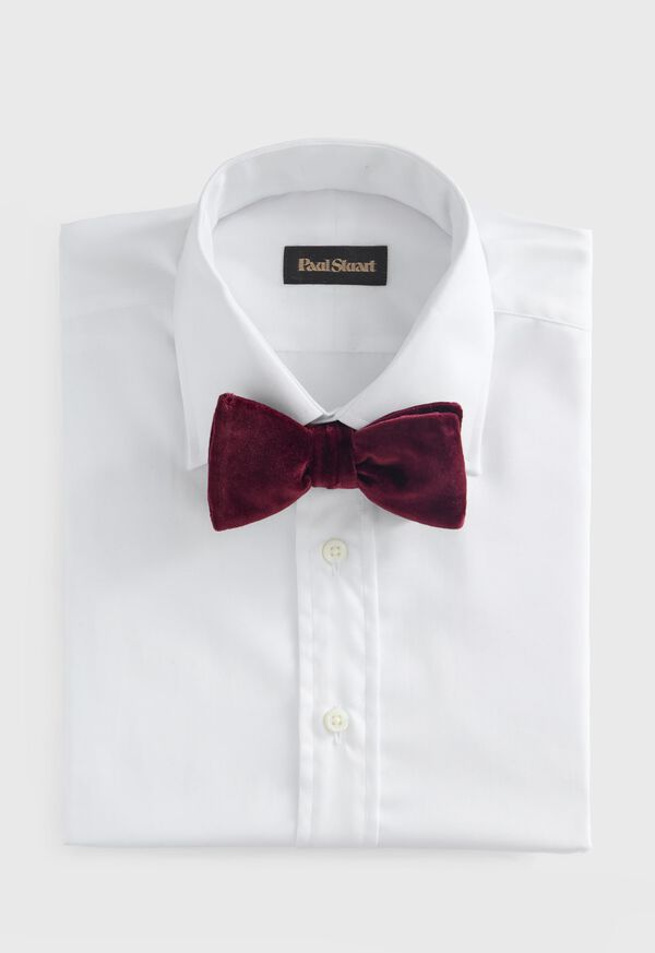 Paul Stuart Blunt Edge Cotton Velvet Bow Tie