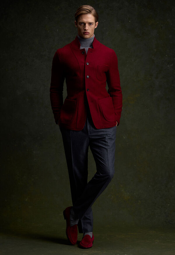 Paul Stuart Bouclé Nehru Soft Jacket