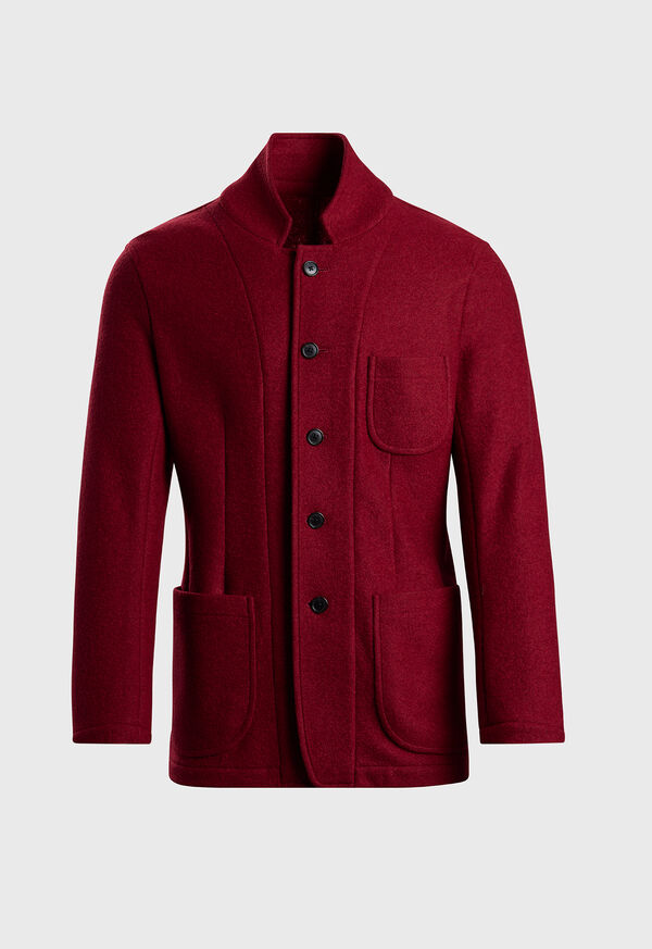 paul stuart Bouclé Nehru Soft Jacket