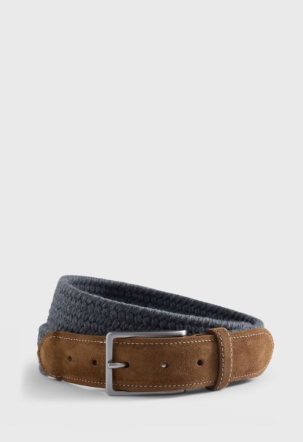 paul stuart Braided Stretch Belt