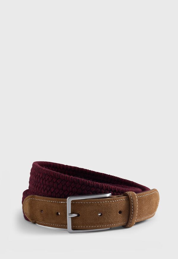 paul stuart Braided Stretch Belt