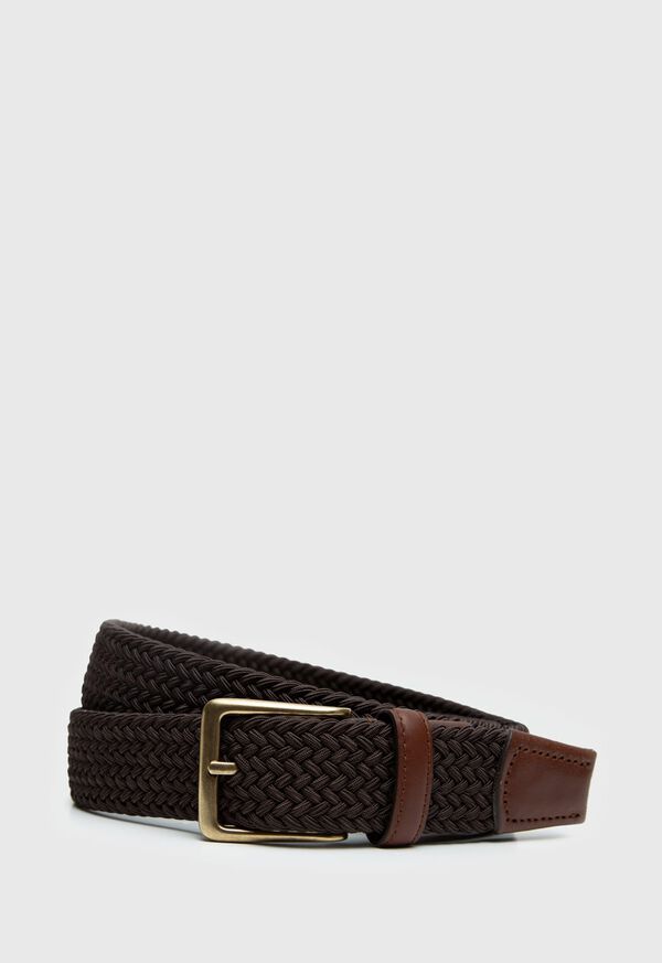 paul stuart Braided Stretch Nylon Belt
