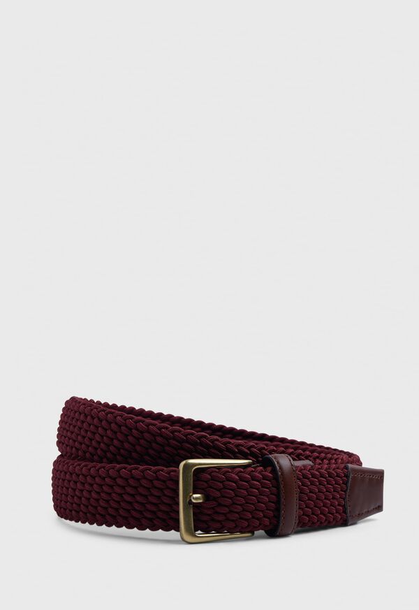 paul stuart Braided Stretch Nylon Belt