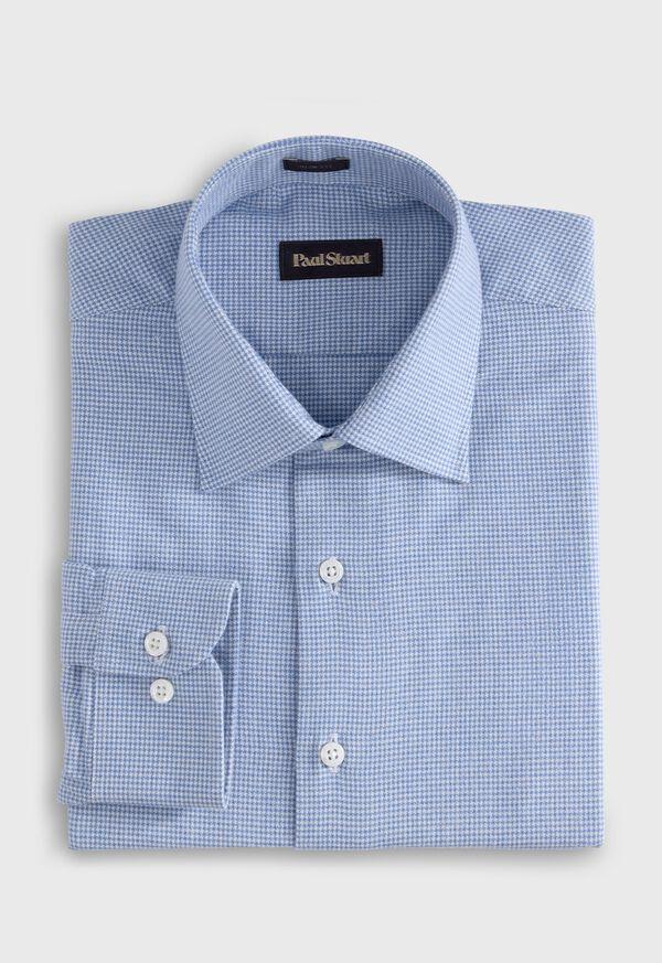paul stuart Brushed Cotton Houndstooth Sport Shirt