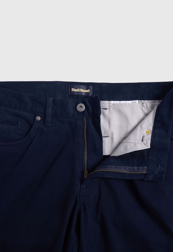 Paul Stuart Brushed Cotton Twill Five Pocket Pant