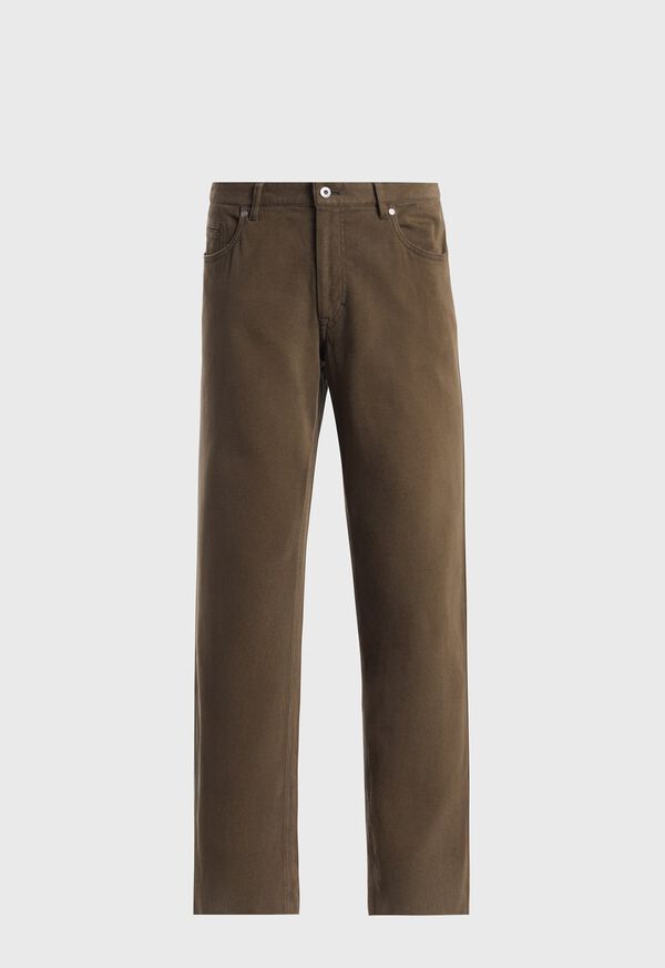 paul stuart Brushed Twill Five Pocket Pant