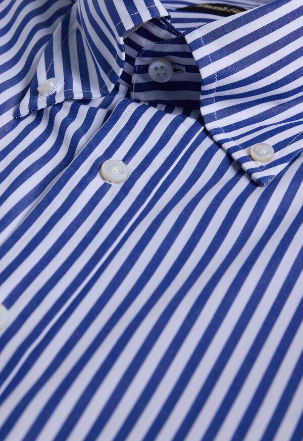 Paul Stuart Button Down Bengal Stripe Dress Shirt