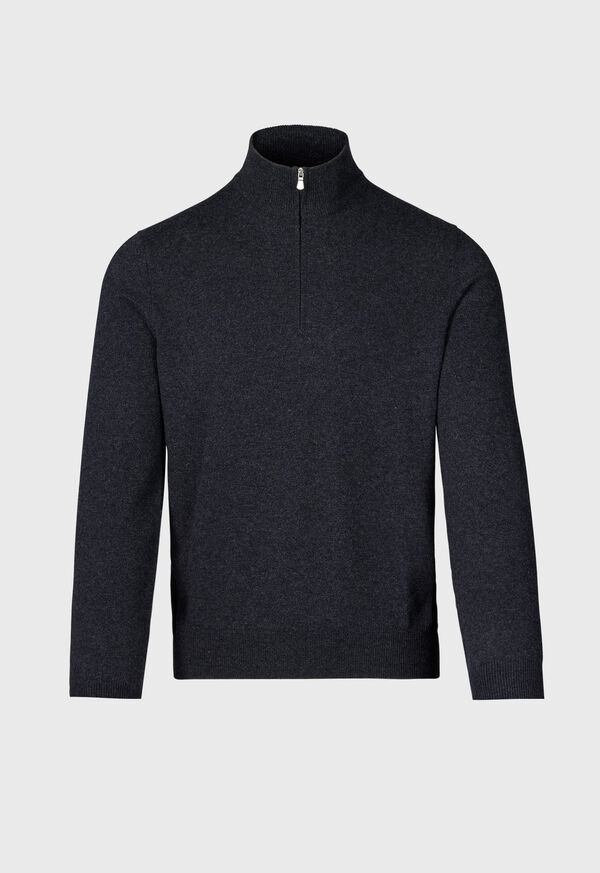 paul stuart Cashmere 1/4 Zip Sweater