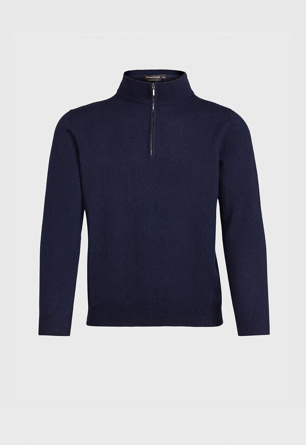 paul stuart Cashmere 1/4 Zip Sweater