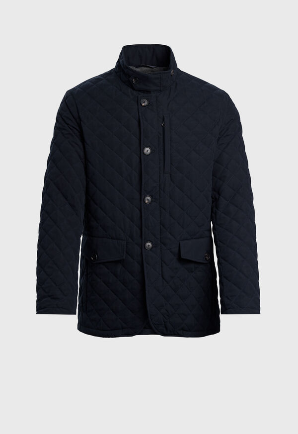 paul stuart Cashmere Belsetta Quilted Coat