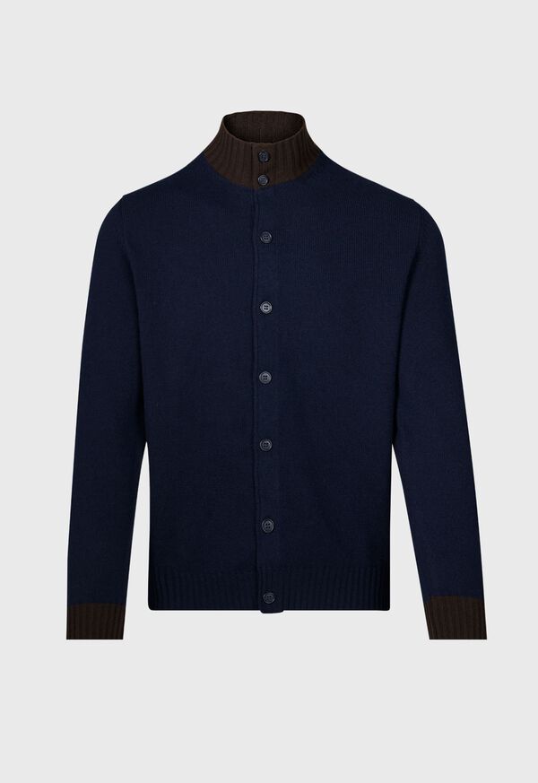paul stuart Cashmere Button Front Cardigan