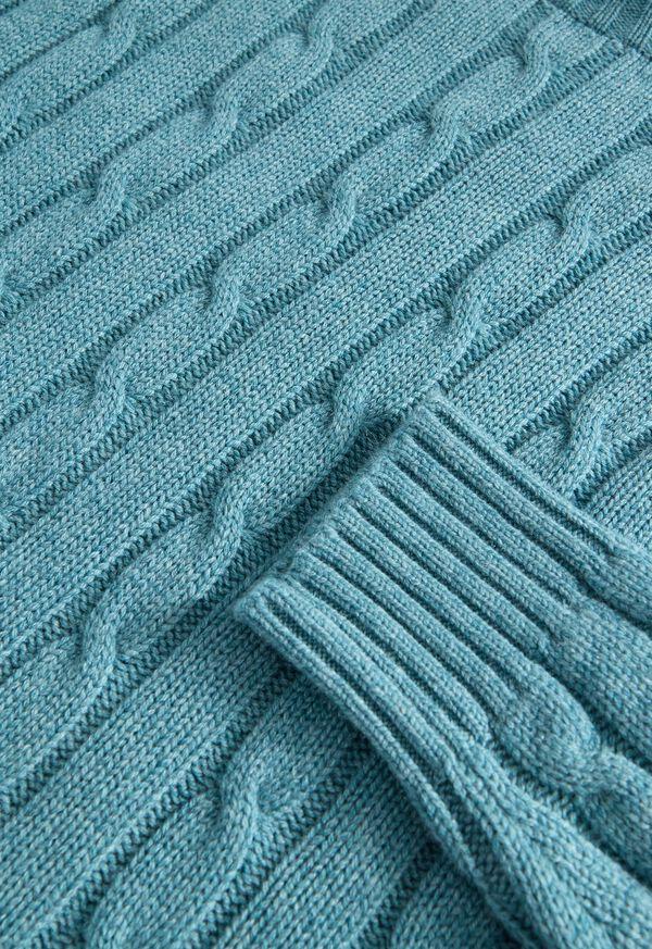 Paul Stuart Cashmere Cable Crewneck