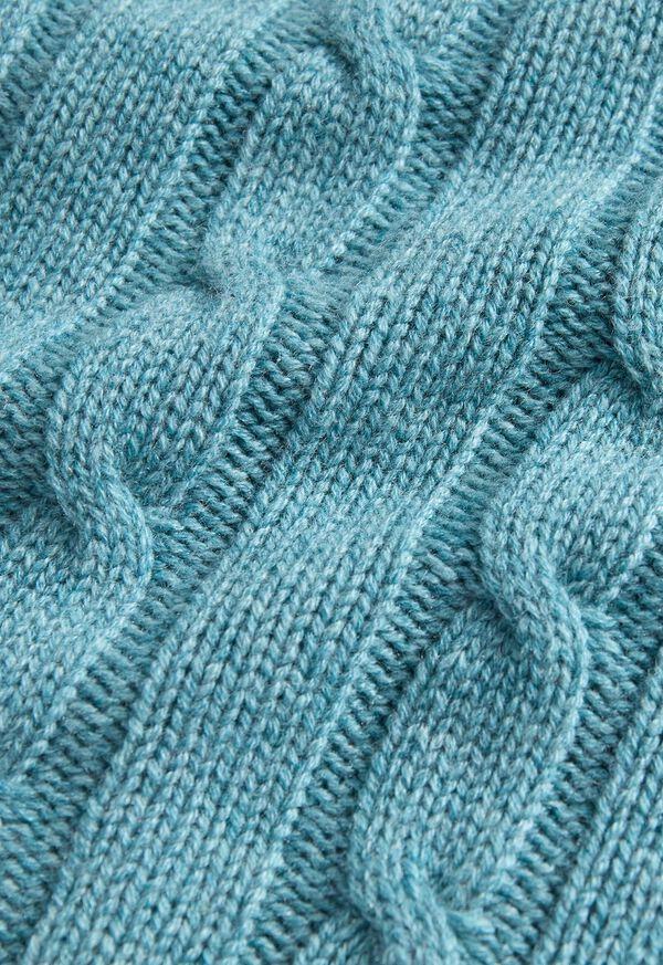 Paul Stuart Cashmere Cable Crewneck