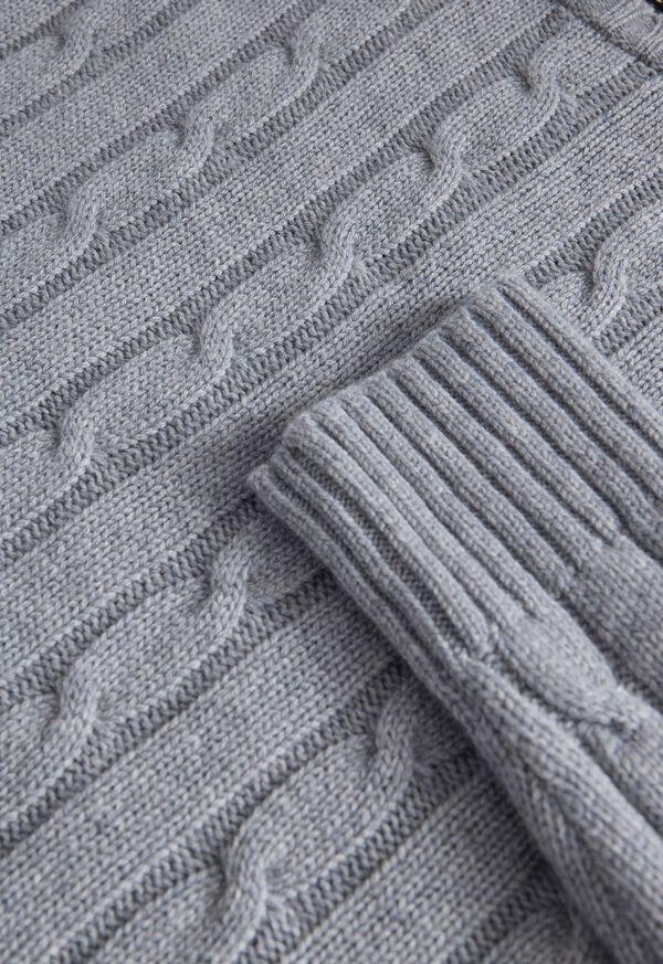 Paul Stuart Cashmere Cable Crewneck