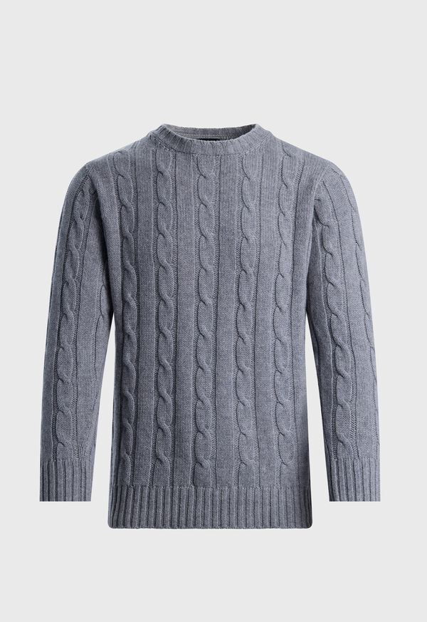 paul stuart Cashmere Cable Crewneck