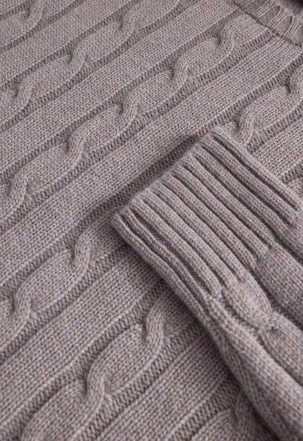 Paul Stuart Cashmere Cable Crewneck