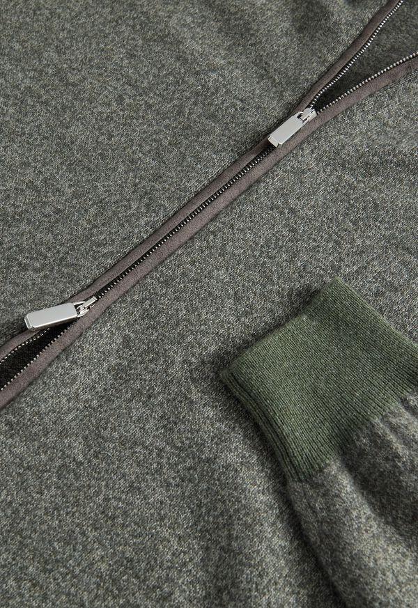 Paul Stuart Cashmere Full-Zip Cardigan