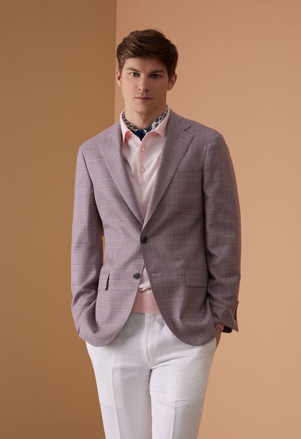 Paul Stuart Cashmere Glen Plaid Jacket